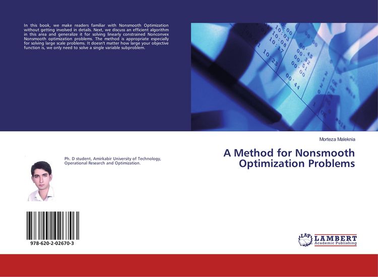 Produktbild: A Method for Nonsmooth Optimization Problems