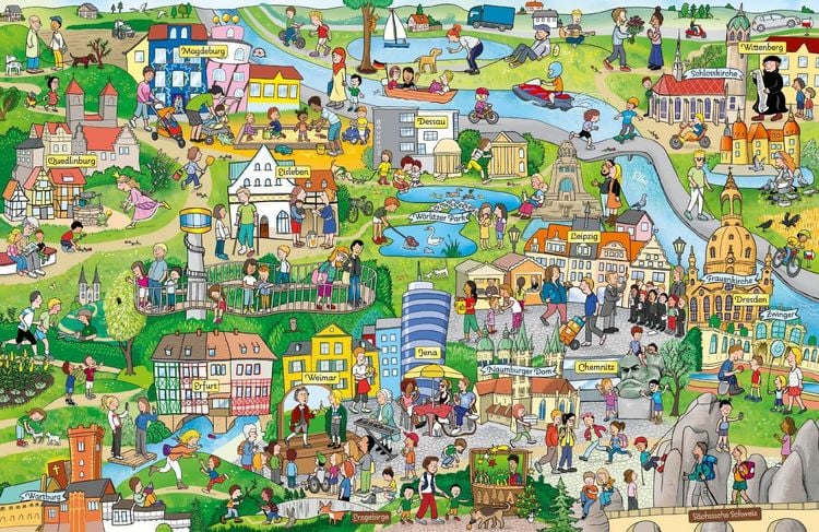 Produktbild: Deutschland Wimmelbuch