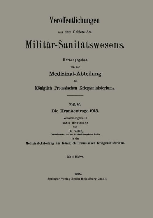Produktbild: Die Krankentrage 1913