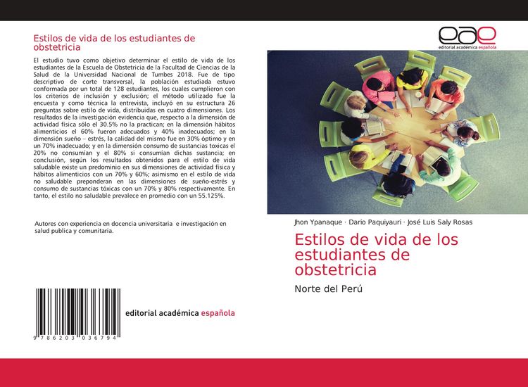 Produktbild: Estilos de vida de los estudiantes de obstetricia