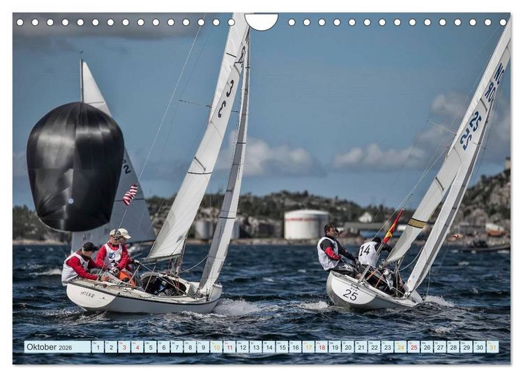 Produktbild: Segeln - Freiheit und Abenteuer (Wandkalender 2026 DIN A4 quer), CALVENDO Monatskalender