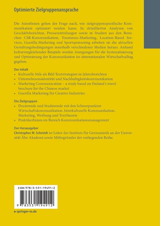 Produktbild: Optimierte Zielgruppenansprache