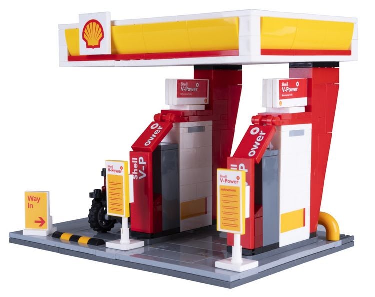 Produktbild: CaDA Shell Tankstelle Bricks