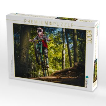 Produktbild: CALVENDO Puzzle Ein Motiv aus dem Kalender Mountainbike Action | 1000 Teile Lege-Gr&ouml;&szlig;e 64x48cm Foto-Puzzle f&uuml;r gl&uuml;ckliche Stunden
