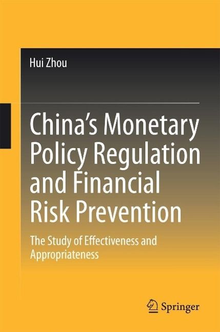 Produktbild: China's Monetary Policy Regulation and Financial Risk Prevention