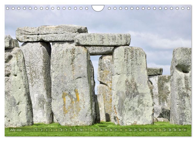 Produktbild: Mysterious Stonehenge (Wall Calendar 2026 DIN A4 landscape), CALVENDO 12 Month Wall Calendar