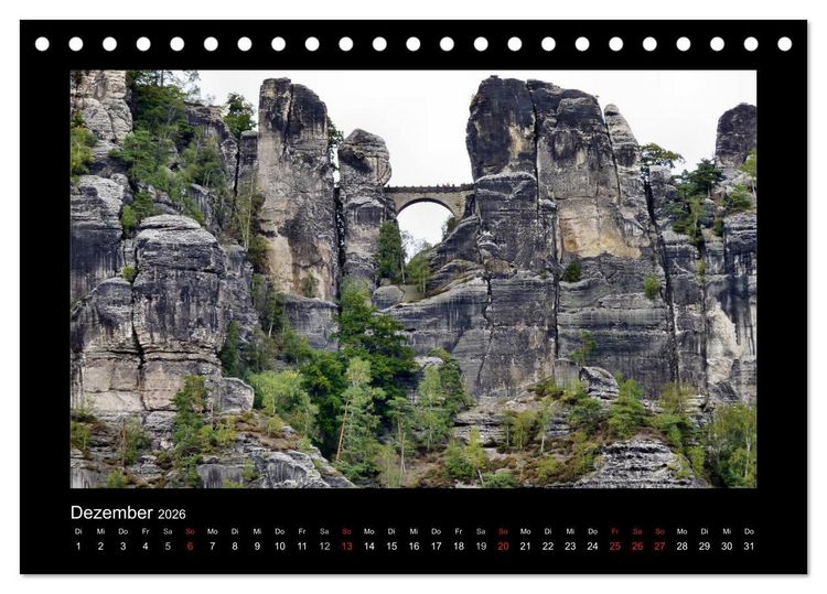 Produktbild: Br&uuml;cken weltweit (Tischkalender 2026 DIN A5 quer), CALVENDO Monatskalender