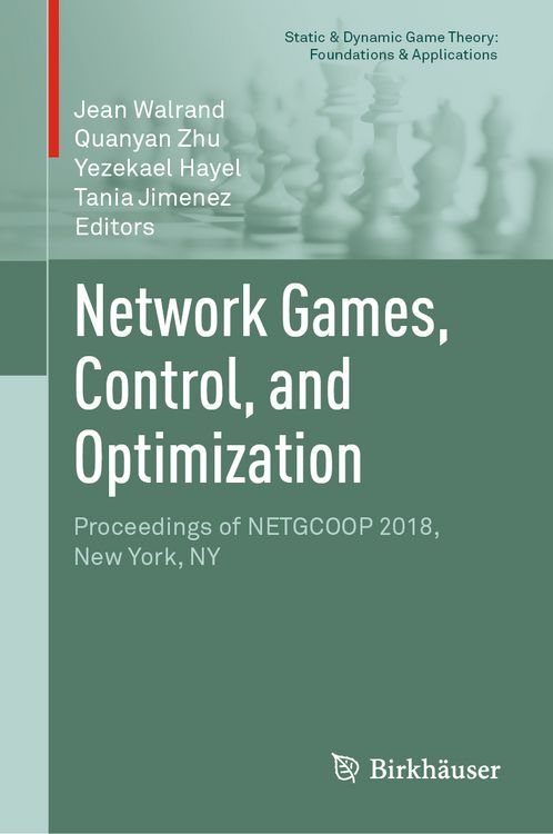 Produktbild: Network Games, Control, and Optimization