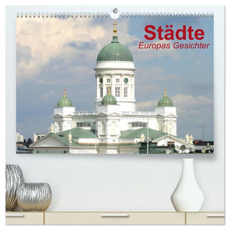 Produktbild: St&auml;dte &bull; Europas Gesichter (hochwertiger Premium Wandkalender 2026 DIN A2 quer), Kunstdruck in Hochglanz