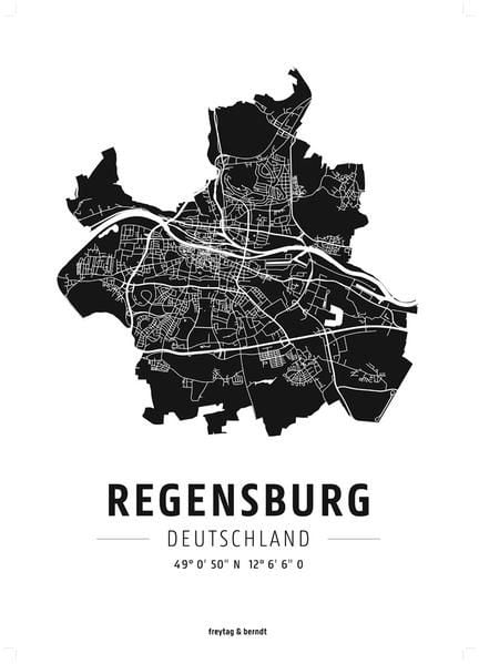 Produktbild: Regensburg, Designposter