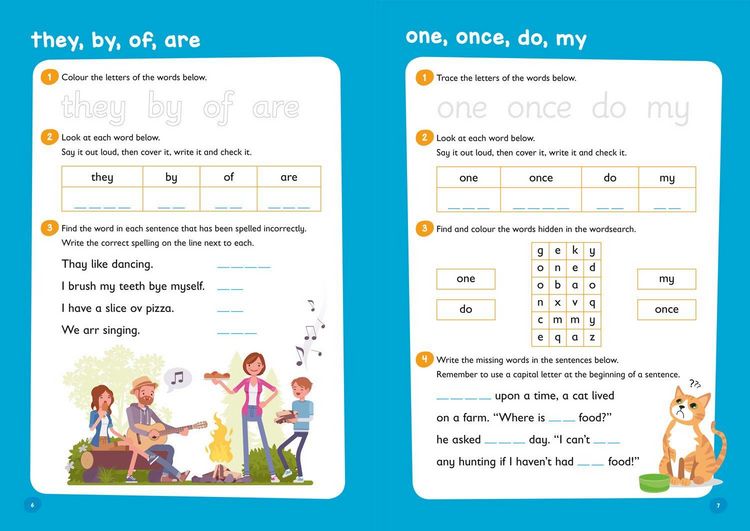 Produktbild: Common exception words Activity book Ages 5-7