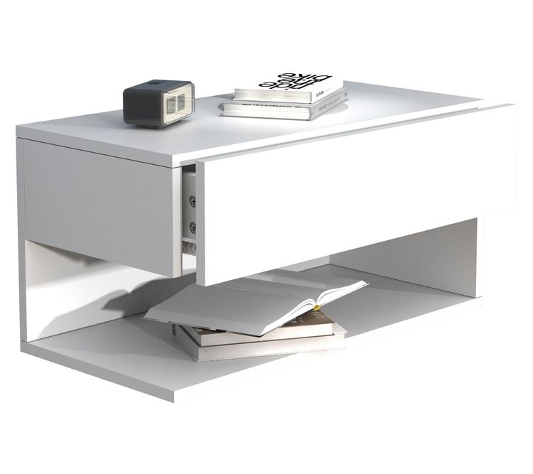 Produktbild: Wandschublade Wand H&auml;nge Nachttisch Usal XL 60cm