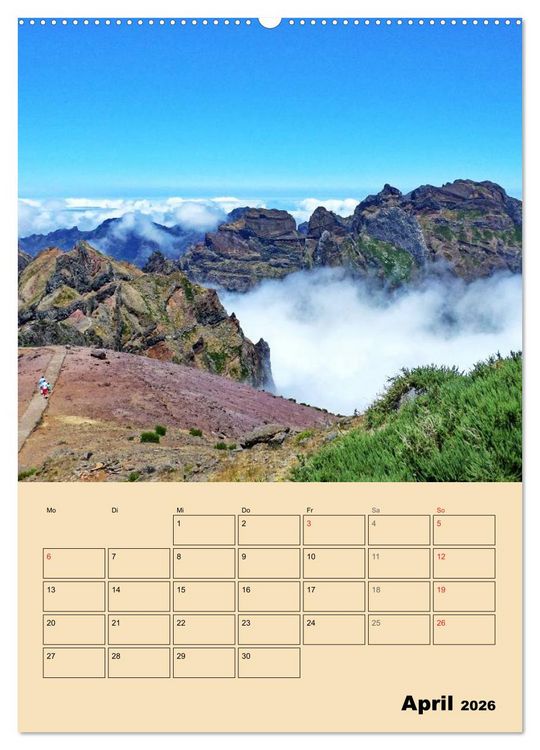 Produktbild: Abenteuer Madeira (Wandkalender 2026 DIN A2 hoch), CALVENDO Monatskalender
