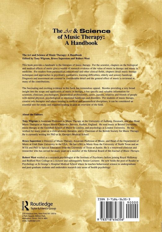 Produktbild: Art & Science of Music Therapy