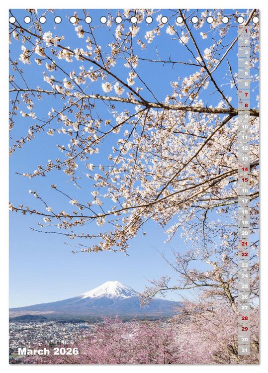 Produktbild: THE MAGIC OF JAPAN Charming impressions (Desk Calendar 2026 DIN A5 portrait), CALVENDO 12 Month DeskCalendar