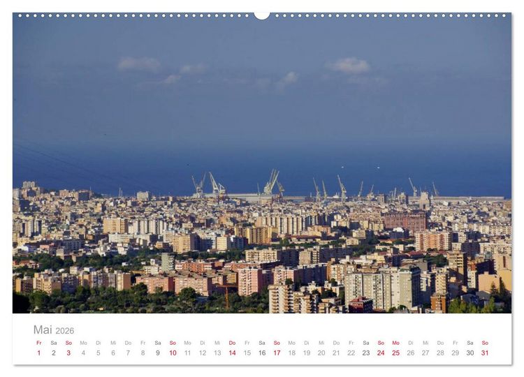 Produktbild: Impressionen aus Sizilien (Wandkalender 2026 DIN A2 quer), CALVENDO Monatskalender