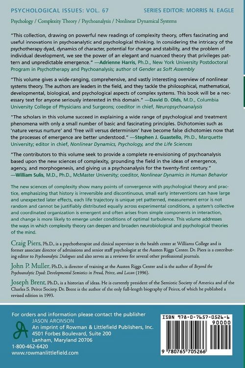 Produktbild: Self-Organizing Complexity in Psychological Systems
