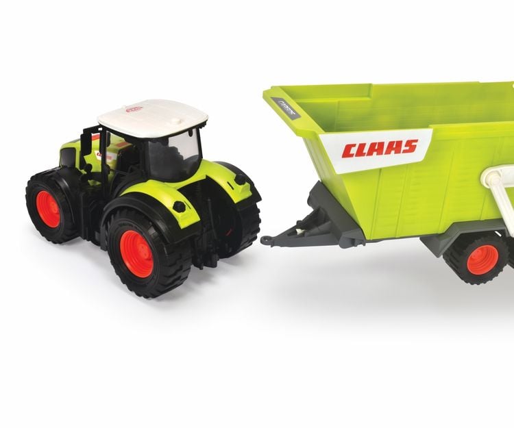 Produktbild: Dickie Toys Claas Farm Tractor & Trailer Fertigmodell Landwirtschafts Modell