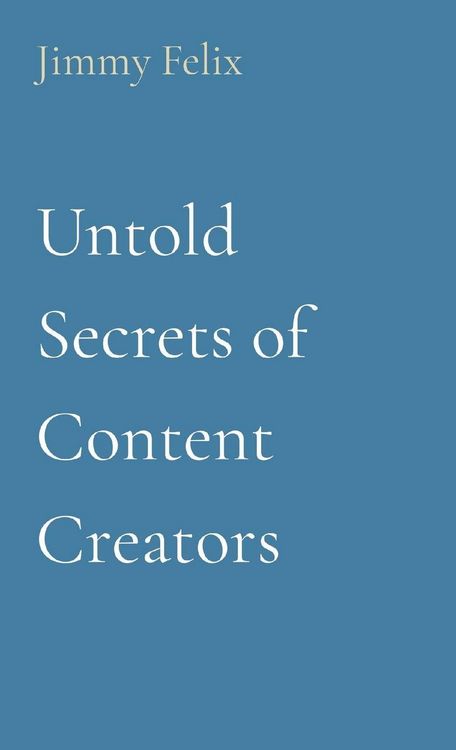 Produktbild: Untold Secrets of Content Creators