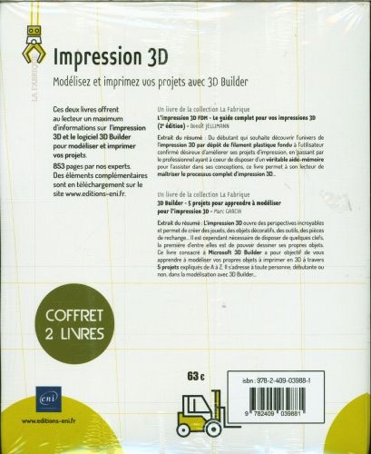 Produktbild: Impression 3D : coffret 2 livres