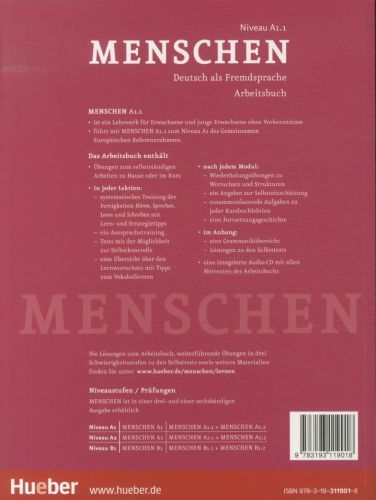 Produktbild: Menschen A1/1. Arbeitsbuch mit Audio-CD