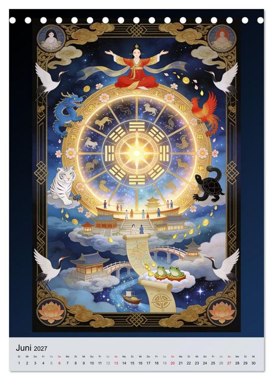 Produktbild: Karten des Gl&uuml;cks (Tischkalender 2027 DIN A5 hoch), CALVENDO Monatskalender
