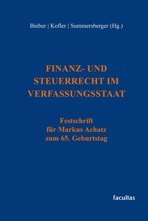 Produktbild: Finanz- und Steuerrecht im Verfassungsstaat