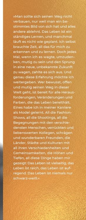 Produktbild: Das Leben ist niemals nur schwarz-wei&szlig;