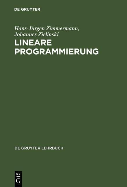 Produktbild: Lineare Programmierung