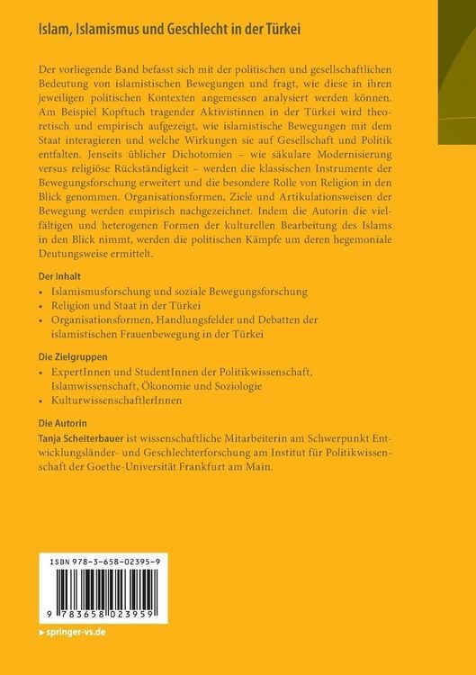 Produktbild: Islam, Islamismus und Geschlecht in der T&uuml;rkei