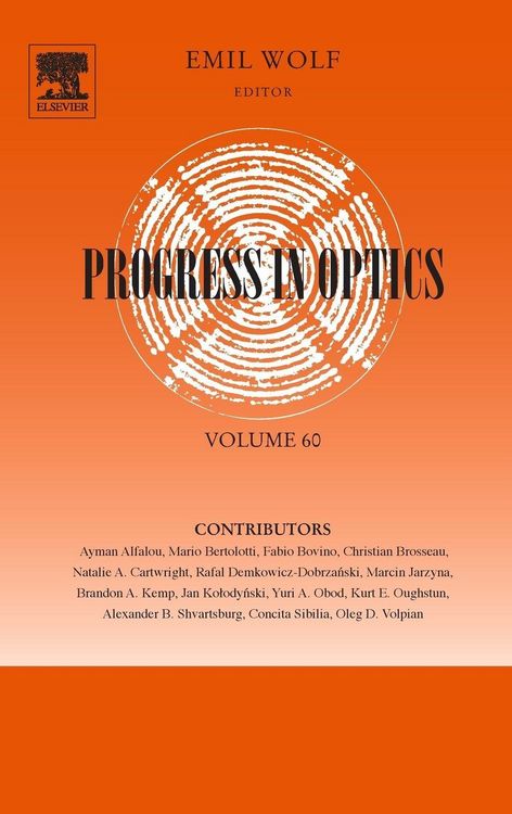 Produktbild: Progress in Optics