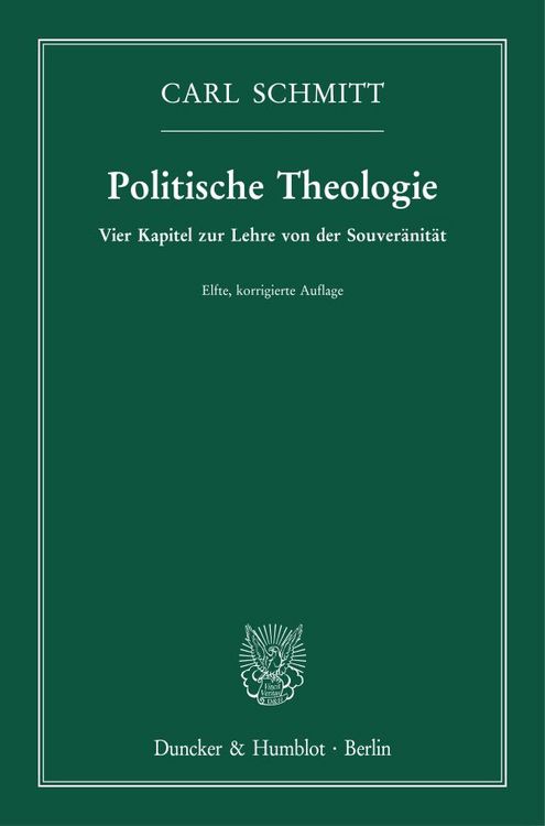 Produktbild: Politische Theologie.