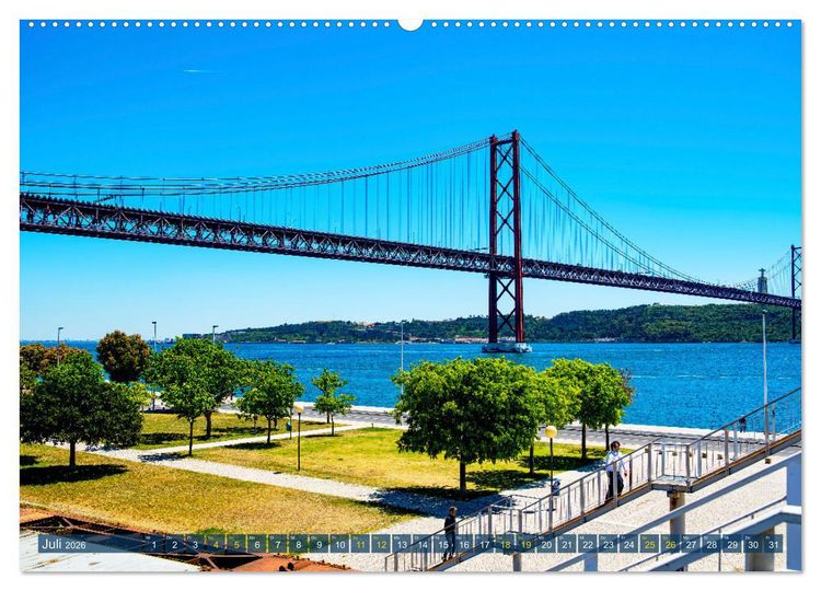 Produktbild: Lissabon eine faszinierende Stadt (Wandkalender 2026 DIN A2 quer), CALVENDO Monatskalender