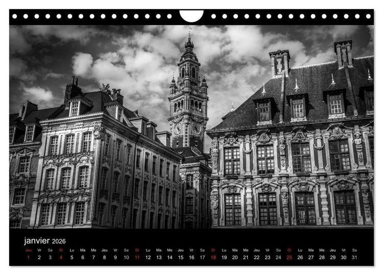 Produktbild: Le Vieux Lille (Calendrier mural 2026 DIN A4 vertical), CALVENDO calendrier mensuel