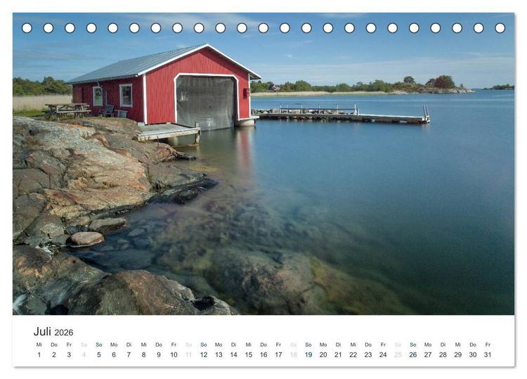 Produktbild: &Aring;land Inseln: Sch&auml;rengarten der Ostsee (Tischkalender 2026 DIN A5 quer), CALVENDO Monatskalender
