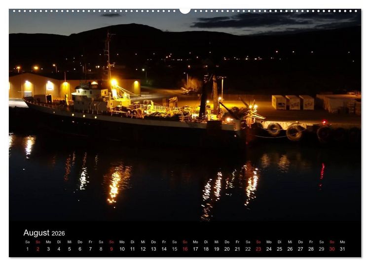 Produktbild: Impressionen von Norwegen entlang der Hurtigruten (Wandkalender 2026 DIN A2 quer), CALVENDO Monatskalender