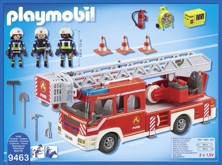 Produktbild: PLAYMOBIL® 9463 City Action Feuerwehr-Leiterfahrzeug