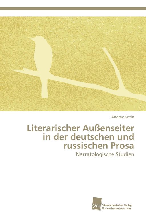 Produktbild: Literarischer Au&szlig;enseiter in der deutschen und russischen Prosa