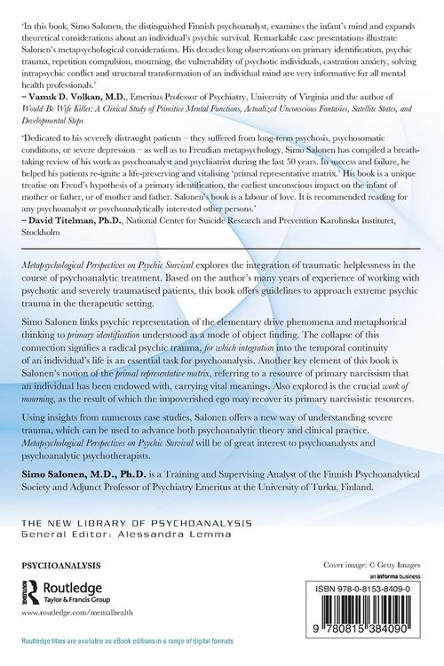 Produktbild: Metapsychological Perspectives on Psychic Survival