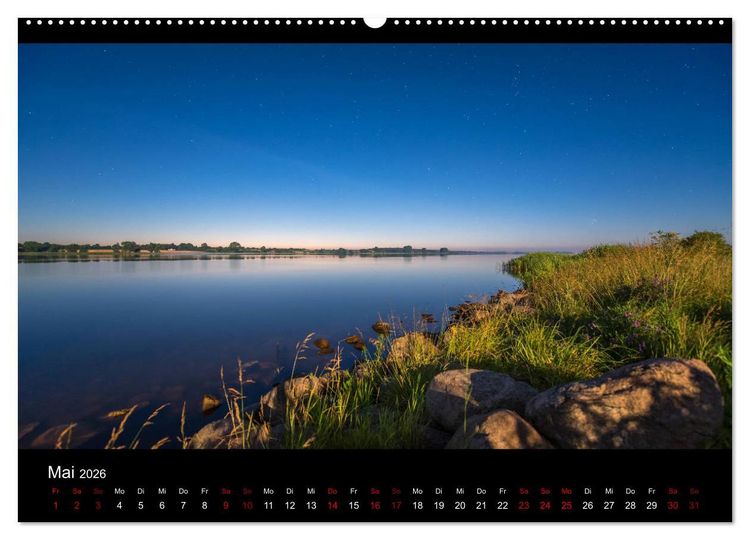 Produktbild: Naturwunder Norddeutschlands (hochwertiger Premium Wandkalender 2026 DIN A2 quer), Kunstdruck in Hochglanz