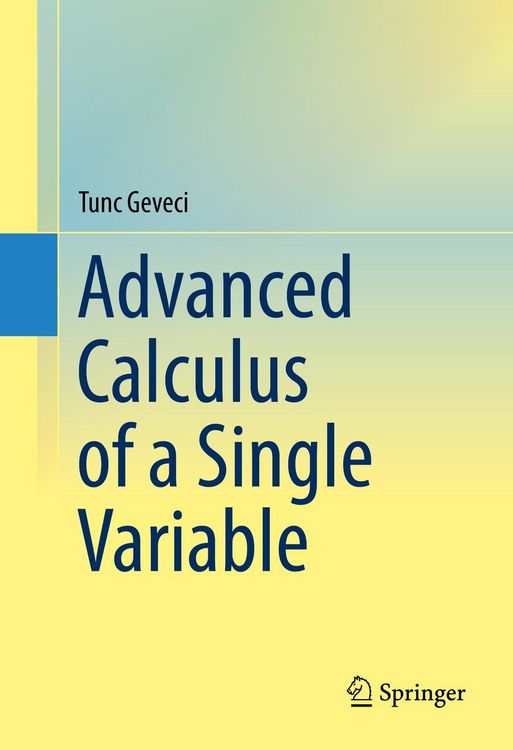 Produktbild: Advanced Calculus of a Single Variable