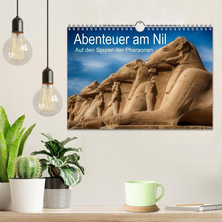 Produktbild: Abenteuer am Nil. Auf den Spuren der Pharaonen (Wandkalender 2026 DIN A4 quer), CALVENDO Monatskalender