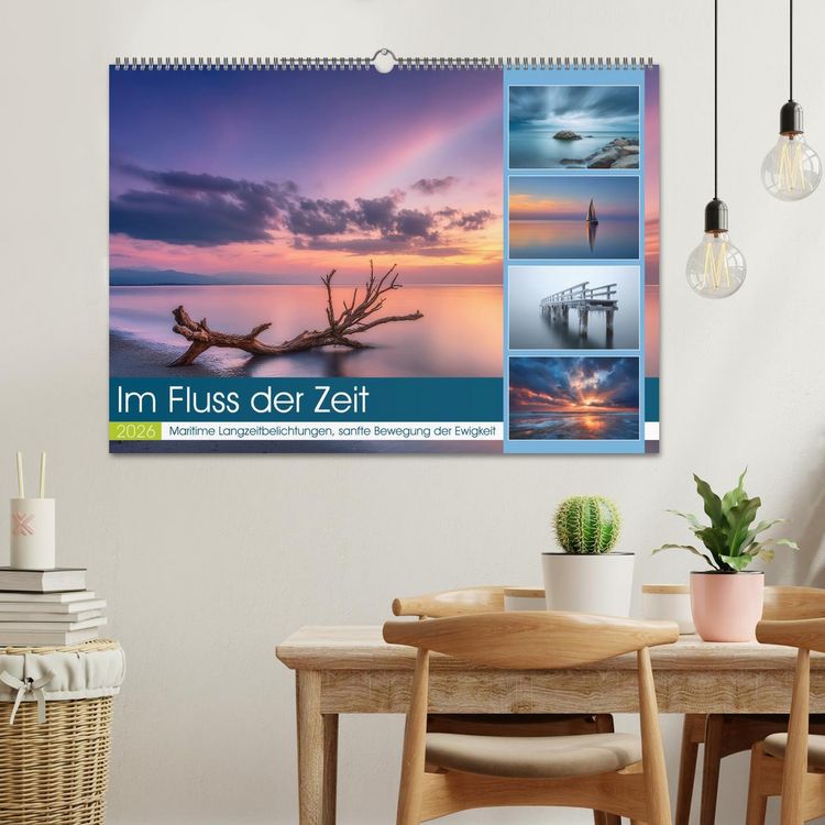 Produktbild: Im Fluss der Zeit (Wandkalender 2026 DIN A2 quer), CALVENDO Monatskalender