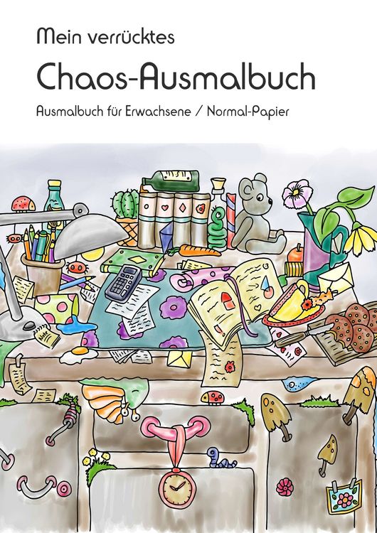 Produktbild: Mein verr&uuml;cktes Chaos-Ausmalbuch