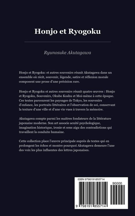 Produktbild: Honjo et Ryogoku
