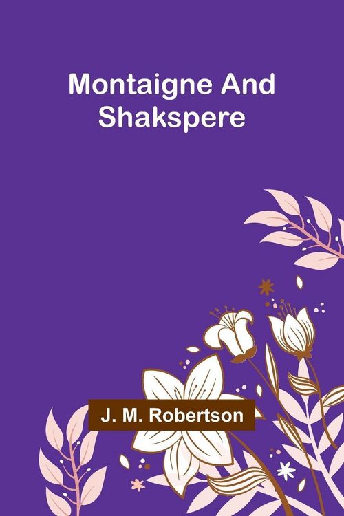 Produktbild: Montaigne and Shakspere