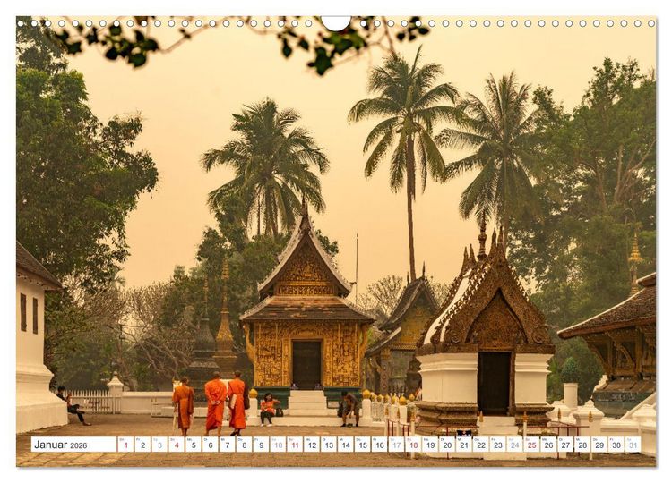 Produktbild: S&uuml;dostasien - Laos (Wandkalender 2026 DIN A3 quer), CALVENDO Monatskalender