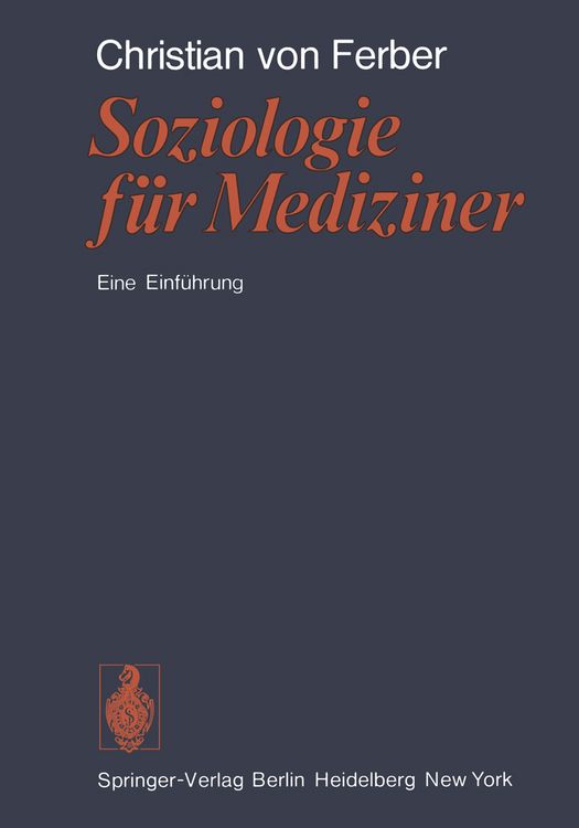 Produktbild: Soziologie f&uuml;r Mediziner