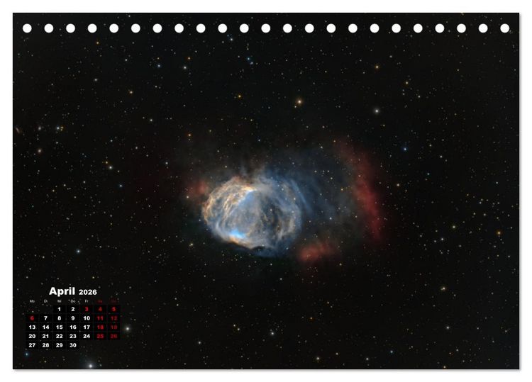 Produktbild: InfinityAstro - die Unendlichkeit im Bild - Astrofotos von Roland Schliessus (Tischkalender 2026 DIN A5 quer), CALVENDO Monatskalender