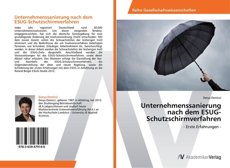 Produktbild: Unternehmenssanierung nach dem ESUG-Schutzschirmverfahren